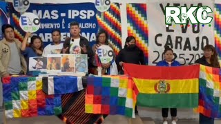 Bolivianos en Barcelona rechazan Políticas del Gob Arce y Manifiestan Pleno respaldo a Evo [upl. by Alake963]