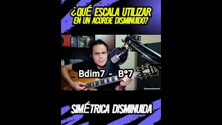 ¿Qué Escala Usar en Acordes Disminuidos Respuesta Rápida guitarra acordes [upl. by Onairam]