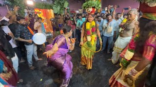 Venu Swamy Daughter Crazy Dance in Bonalu  Venu Swamy Bonala Jathara 2024  Hyderabad Bonalu 2024 [upl. by Darya45]