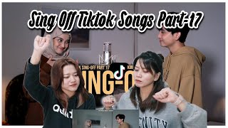 SINGOFF TIKTOK SONGS PART 17  Twins React  OMG  more please [upl. by Selda]