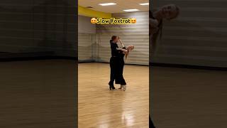 Slow Foxtrot Practice🔥😍🏆 ballroomdance dancesport talent dancevideo dress wdsf wdc music [upl. by Drusi]