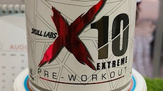 Best pre workout skull Labs Xtreme 10 [upl. by Rossy299]