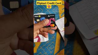 Flipkart Axis Bank Credit Card 💳 🤩 credit cards shorts [upl. by Lehcsreh]