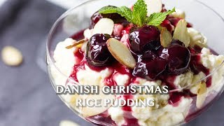 DANISH CHRISTMAS RICE PUDDING RISALAMANDE [upl. by Aimal429]