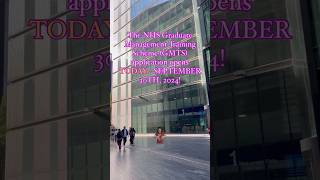 The NHS GMTS applications open TODAY SEPT 30TH 2024 shortvideo nhsjobs shorts [upl. by Gabriela634]