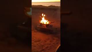 Beautiful Ningaloo sunset camping with the kids beach camping sunset ningaloo seasunset [upl. by Alim530]