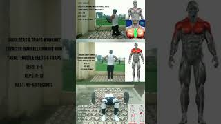 FULL BODY Exercises with BARBELL at Home amp Gym heermlgangaputra naturalbodybuilder [upl. by Danita165]