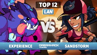 Experience vs Sandstorm  Top 12  Dreamhack San Diego 2023  LAN 1v1 [upl. by Inacana]