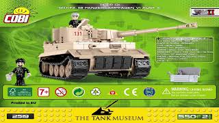 Cobi Instructions  Small Army  WW2  2519  Tiger 131 [upl. by Crispin]