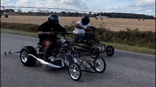 ATV STREET RACE Lil Scrappy vs Big Latto [upl. by Tomkiel]