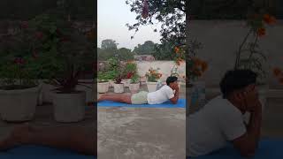 makarasana yoga asana [upl. by Tecil]