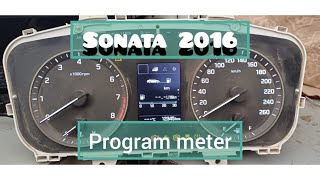 SONATA 2016 ODO METER [upl. by Abby]