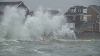 Scituate MA Noreaster Huge Waves Storm Surge and Flooding  10272018 [upl. by Salvatore]