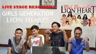 GIRLS GENERATION  LION HEART  LIVE STAGE REACTION  BIUTIPUL [upl. by Attenra72]