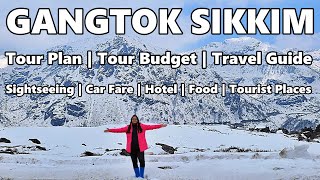 Gangtok Sikkim Tour Plan Tour Guide Budget Best Hotel Tourist Places Travel Vlog  Gangtok Tour [upl. by Analos]