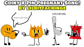 Coiny X Pin Pregnant Song BFDI Brainrot Song [upl. by Baler]