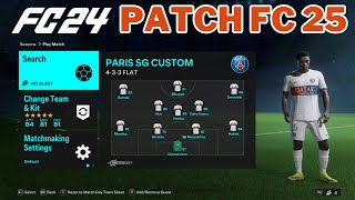 EA SPORTS FC 24 PATCH FC 25 MOD MENUGRAPHICS [upl. by Roer]