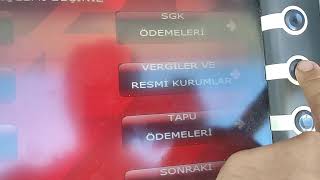 Ziraat Atmden Motorlu Taşıtlar Vergisi Nasıl Ödenirmtv ziraat vergi [upl. by Idoj]