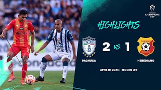 Champions Cup  Pachuca 21 Herediano  Quarterfinals ConcaChampions 2024 [upl. by Malvina]