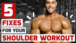 5 Fixes for Your Shoulder Workout [upl. by Ddahc]