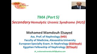 Secondary Hemolytic Uremic Syndrome 2ry HUS [upl. by Anisor]