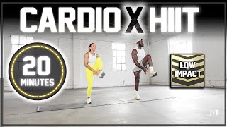 20 Minute LOW IMPACT CardioHiit Workout Full Body [upl. by Lavro]