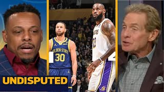 UNDISPUTED  quotLakers are DONEquot  Paul Pierce tells Skip Bayless on Warriots beat Lakers 128121 [upl. by Maidel]