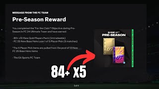 OPENING MY PRE SEASON REWARDS ON FC25 [upl. by Bev]