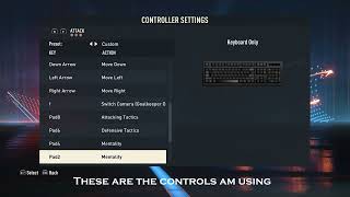 FIFA 23 Keyboard controls for pc [upl. by Lebar]