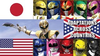 Sentai Power Continue or New Rangers  Adaptations Across Countries [upl. by Ellinehc]