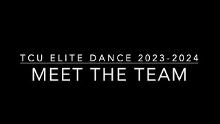 TCU ELITE DANCE  MEET THE TEAM [upl. by Sirad762]