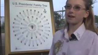 12YearOld Discovers All US Presidents Are Direct Descendants of King John Of England [upl. by Vaden]