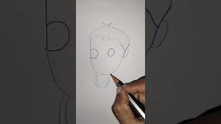 Boy  its so easy boy drawing step by step easy drawing tutorial [upl. by Yniatirb]