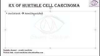 Lec 1 Hurthle Cell Carcinoma [upl. by Lebanna]