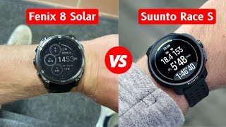 Garmin Fenix 8 Solar VS Suunto Race S [upl. by Apgar]