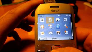 Nokia C3 00 GOLD  DORADO  ORO ORANGE SMARTPHONE [upl. by Naliorf]