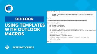 Using a Macro to Respond to Emails with a Template  Everyday Office [upl. by Constancia]