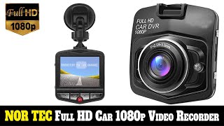 Camera Dash Cam 120° Full HD 1080p Car DVR NorTec [upl. by Samale154]