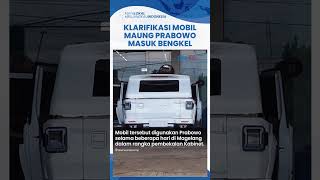 Kronologi Mobil Maung Prabowo Masuk Bengkel seusai 1 Minggu Pemakaian Pemilik Bengkel Buka Suara [upl. by Tonye]