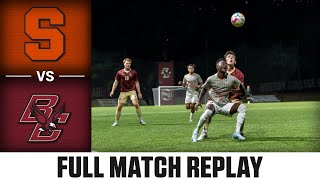 Syracuse vs Boston College Full Match Replay  2024 ACC Mens Soccer [upl. by Animaj557]