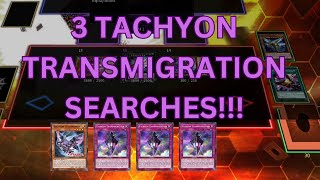 The NEW Tachyon Combo example  Search 3 Counter Traps in One Turn Crazy [upl. by Cita179]