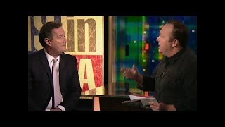 Upper MidRange Narcissist vs Upper Lesser Type B Piers Morgan vs Alex Jones [upl. by Heady687]