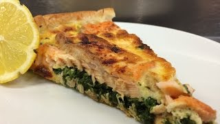 Tarte saumon épinard Cuisine par Cedric et Seb [upl. by Jarrow]