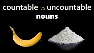 Countable nouns and uncountable nouns explained in SLOW EASY ENGLISH [upl. by Chaffin]