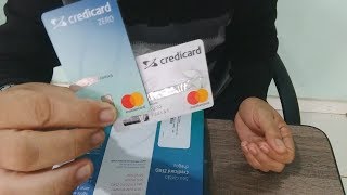 Conheça o novo cartão Credicard Zero Mastercard Internacional [upl. by Nepean333]