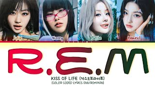 KISS OF LIFE REM Lyrics Color Coded Lyrics [upl. by Ecniv]