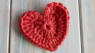 How to Crochet a Heart [upl. by Mahau547]