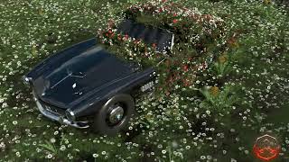 make realistic plants growing with dynamic paint in car animation  Blender 3D [upl. by Necila]