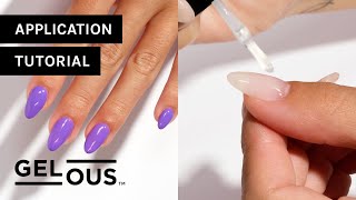 How to Easily Backfill Your Builder Gel At Home  Application Tutorial  Gelous Gel Nail Polish [upl. by Enahsal52]