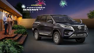 Dominate the festive season with the ToyotaFortuner Signature Edition [upl. by Louis]